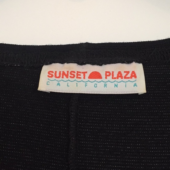 Vintage 1980s Black Dress - Picture 3 of 6